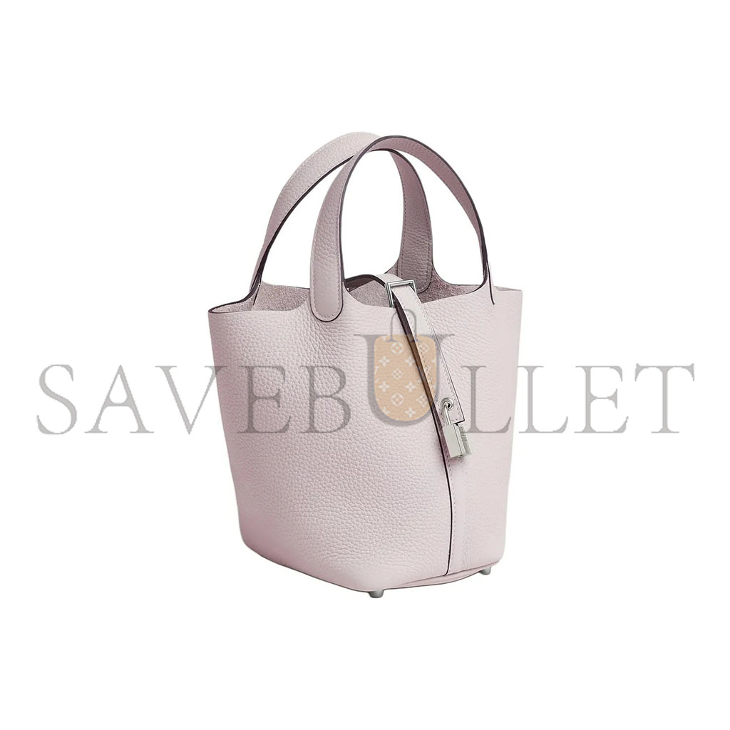 H**mes picotin lock 18 taurillon clemence h056289ck09 (18*18*13cm)